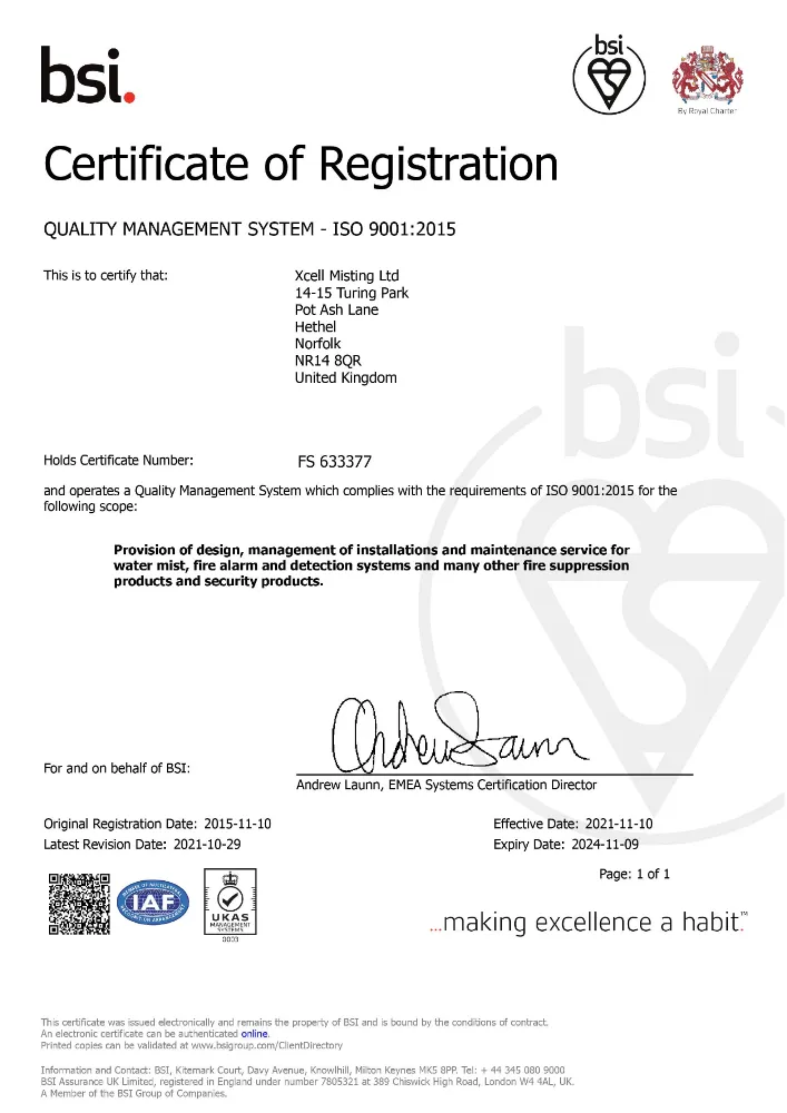 BSI Certificate